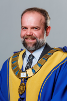 Headshot of Mayor Cr Jeff Springfield 2019-20
