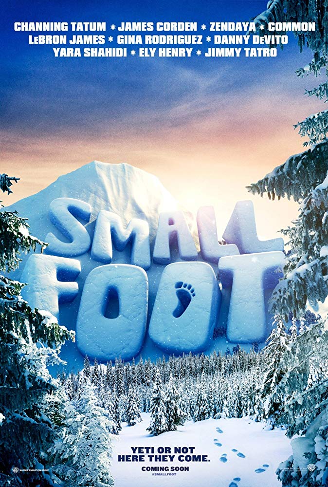 Smallfoot school holiday movie