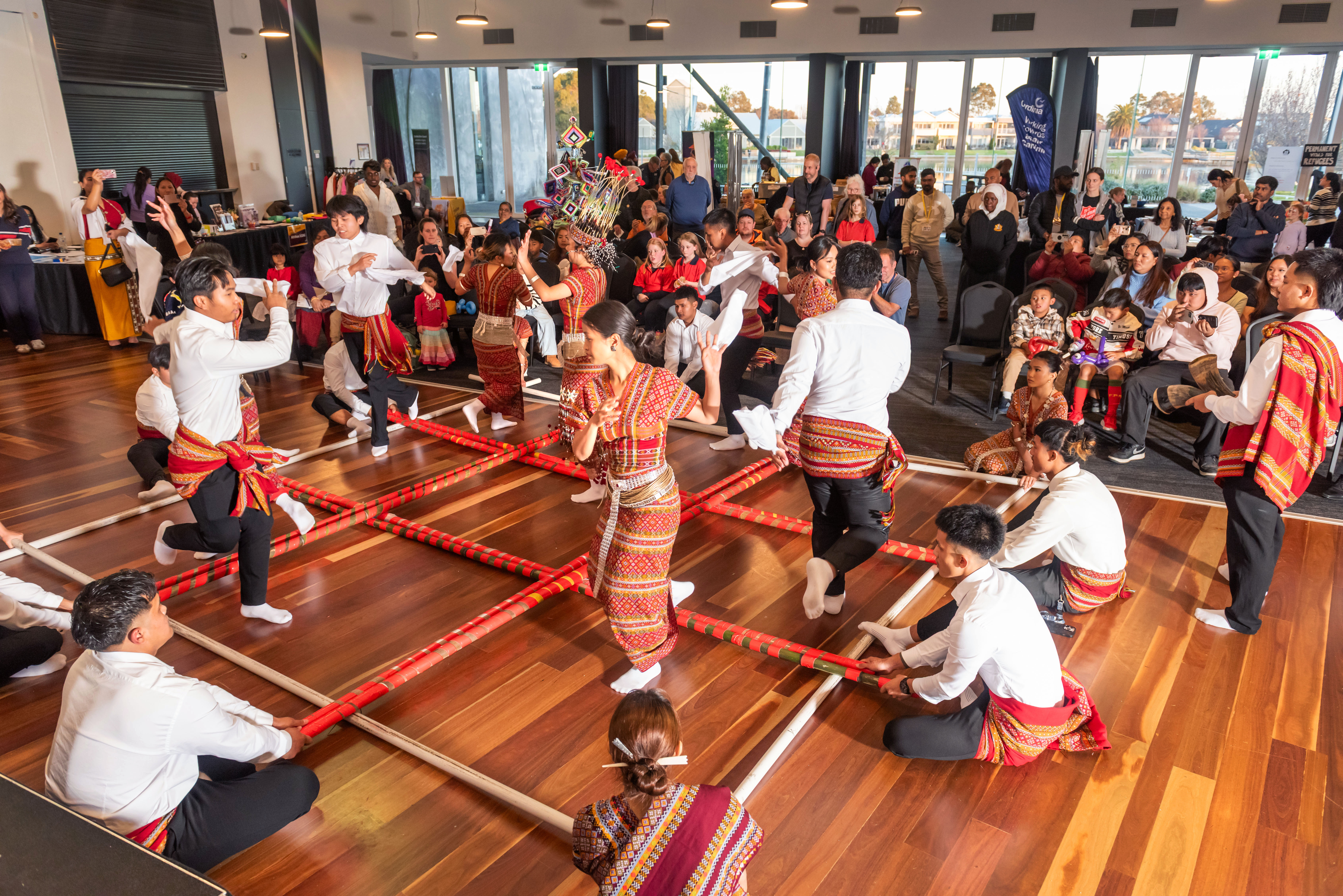 Multicultural dancers
