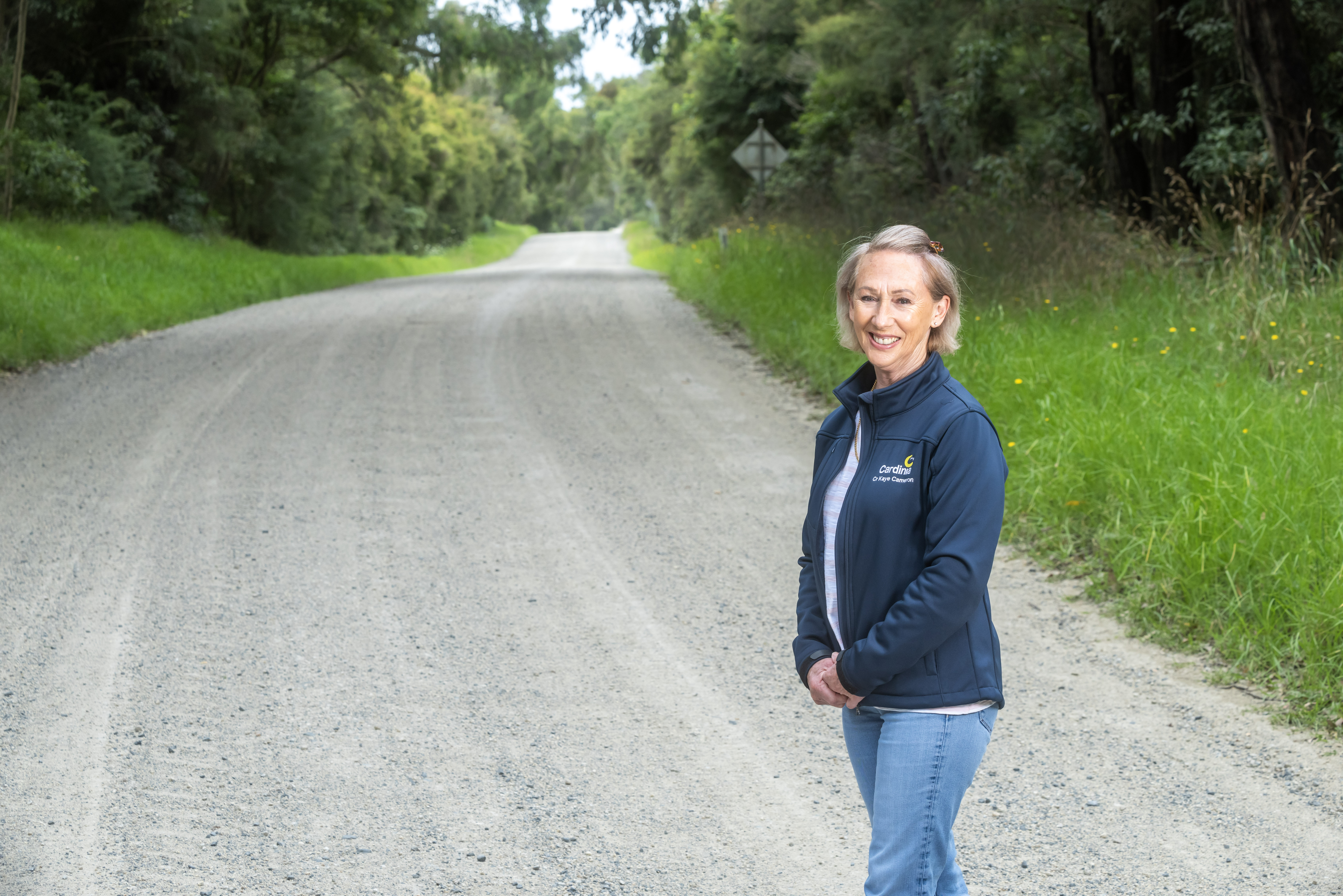 Westernport Ward Councillor Kaye Cameron is thrilled to see works now underway on Mount Lyall Road in Heath Hill.