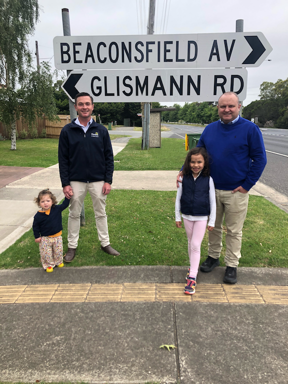 Glismann road beaconsfield avenue and princes highway intersection upgrade