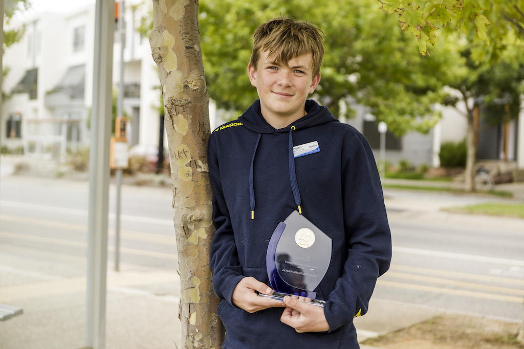 Jayden Kruzicevic-King was the winner of the Cardinia Shire 2020 Australia Day Young Citizen of the Year award