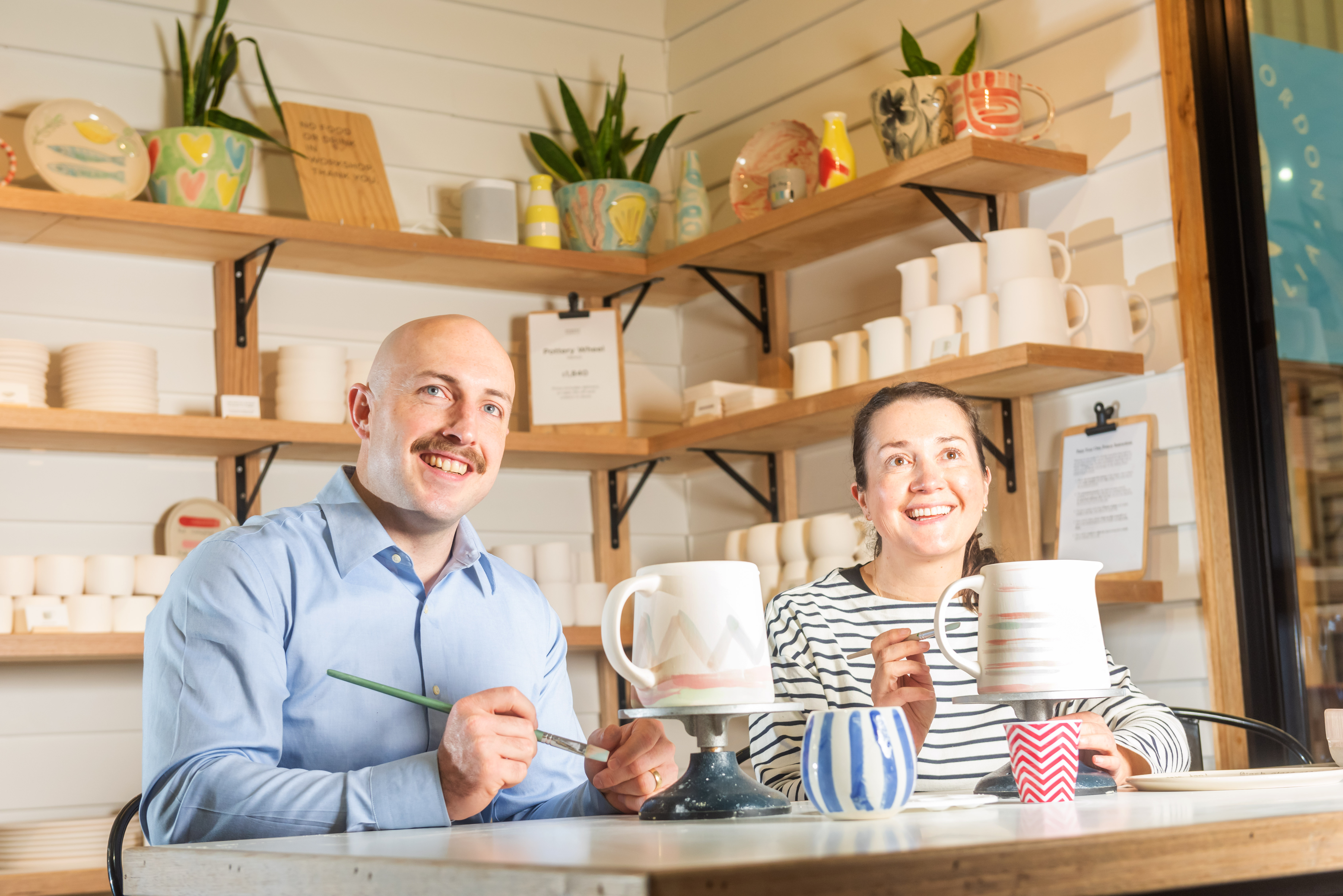 Deputy Mayor and Pakenham Hills Ward Councillor Jack Kowarzik enjoyed a trip out to paint his very own piece of pottery alongside Hannah at Robert Gordon Pottery in Pakenham.