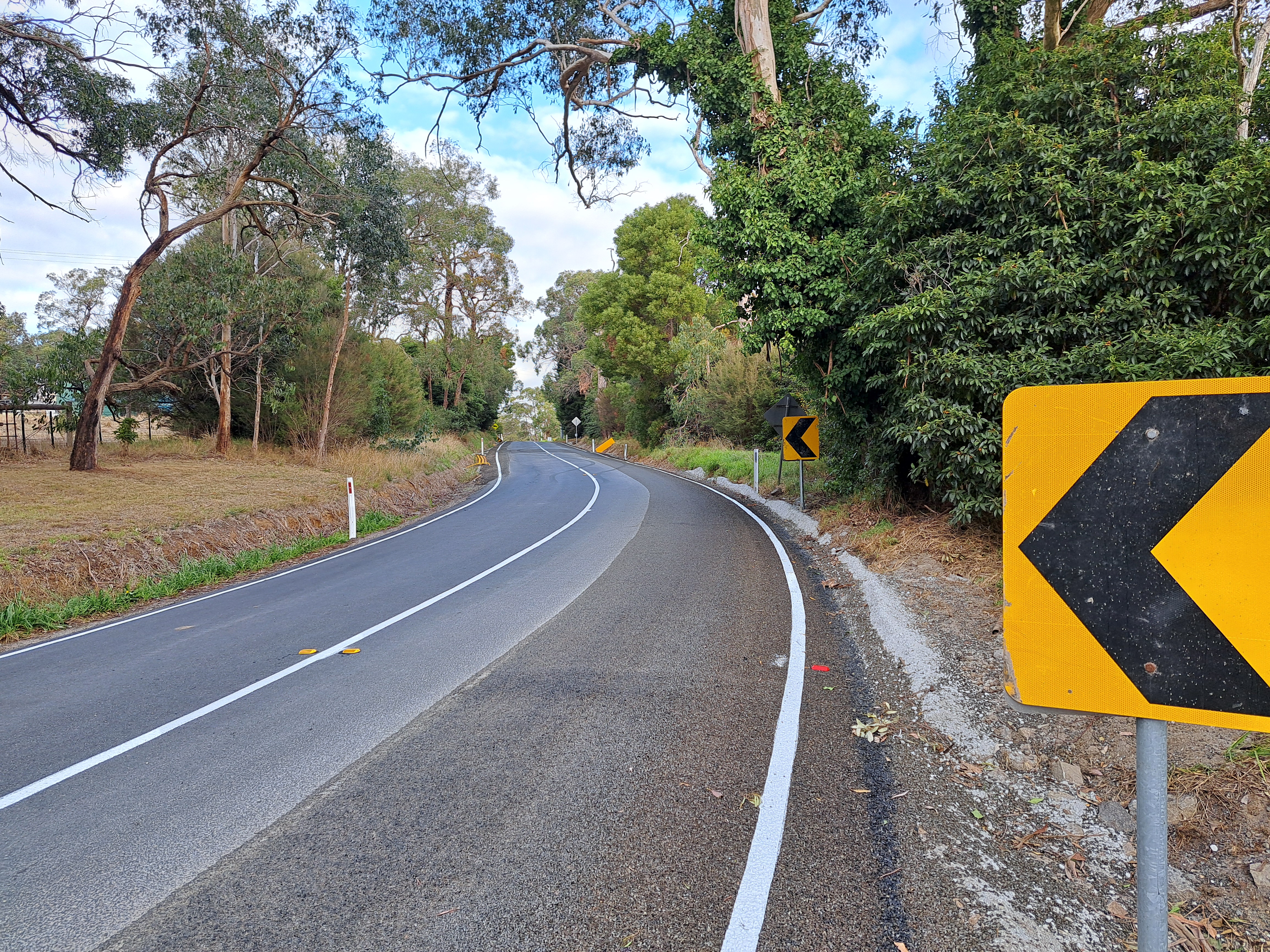 Mount Lyall Road in Heath Hill has been upgraded and sealed as part of Council's Strategic Sealed Roads program