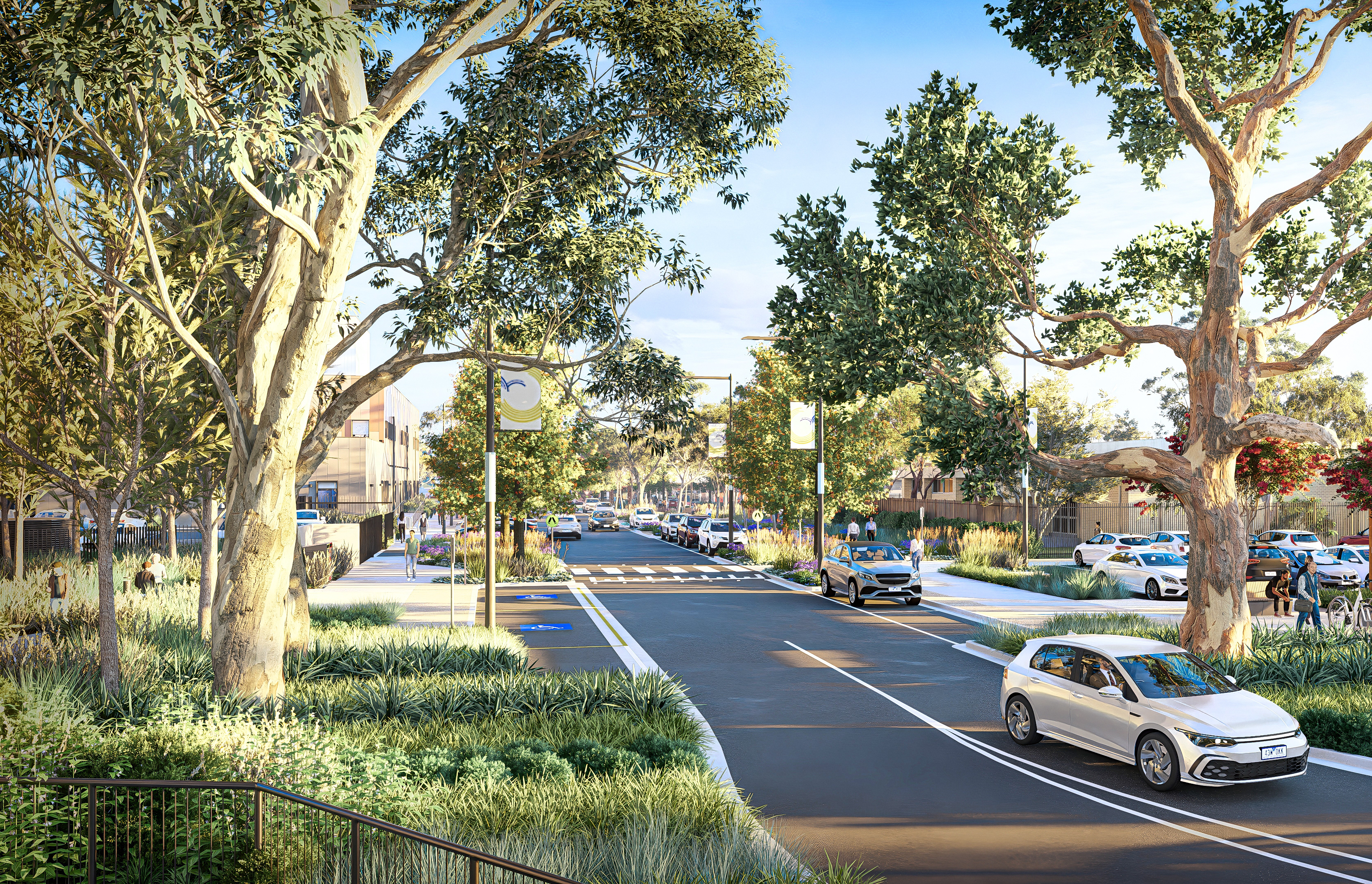 Drake Place streetscape render