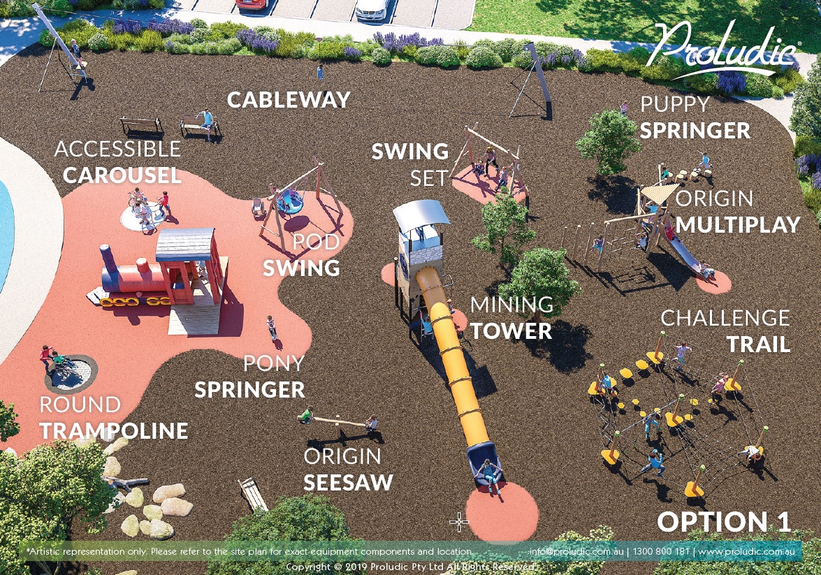 Proludic play ground concept