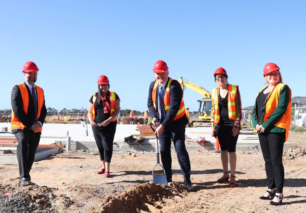 Rix road sod turn