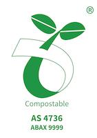 Australian Certified Compostable logo AS4736 standard