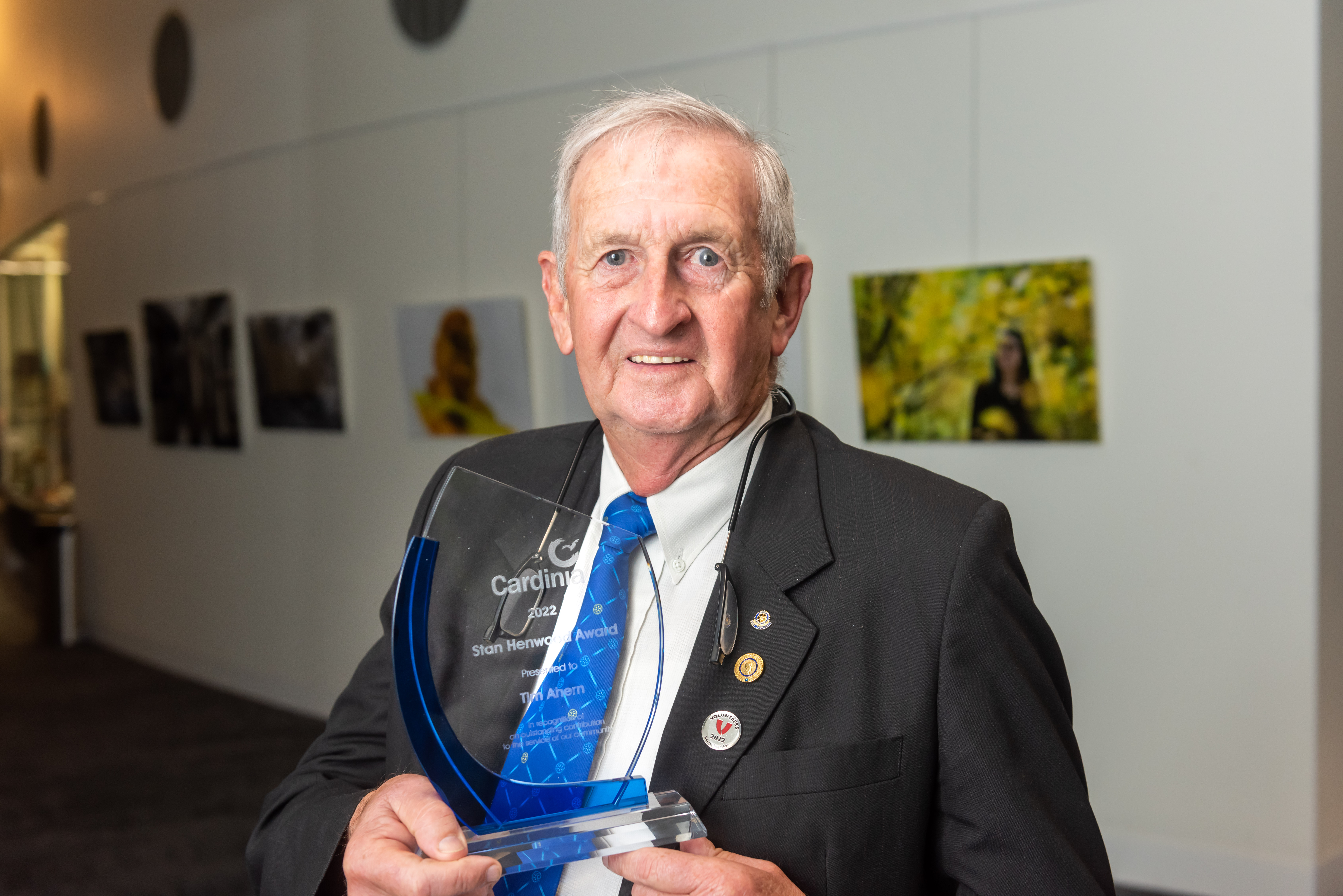 2022 Stan Henwood Award recipient Tim Ahern.